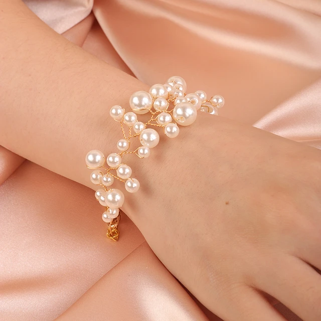 Pearl bracelet for bridesmaids clearance
