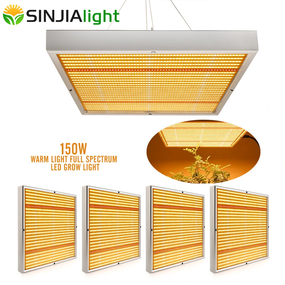 

5pcs 150W LED Grow Lights Full Spectrum Led Plant Panel Growing Lamp Phytolamp for indoor plants growbox tent greenhouse