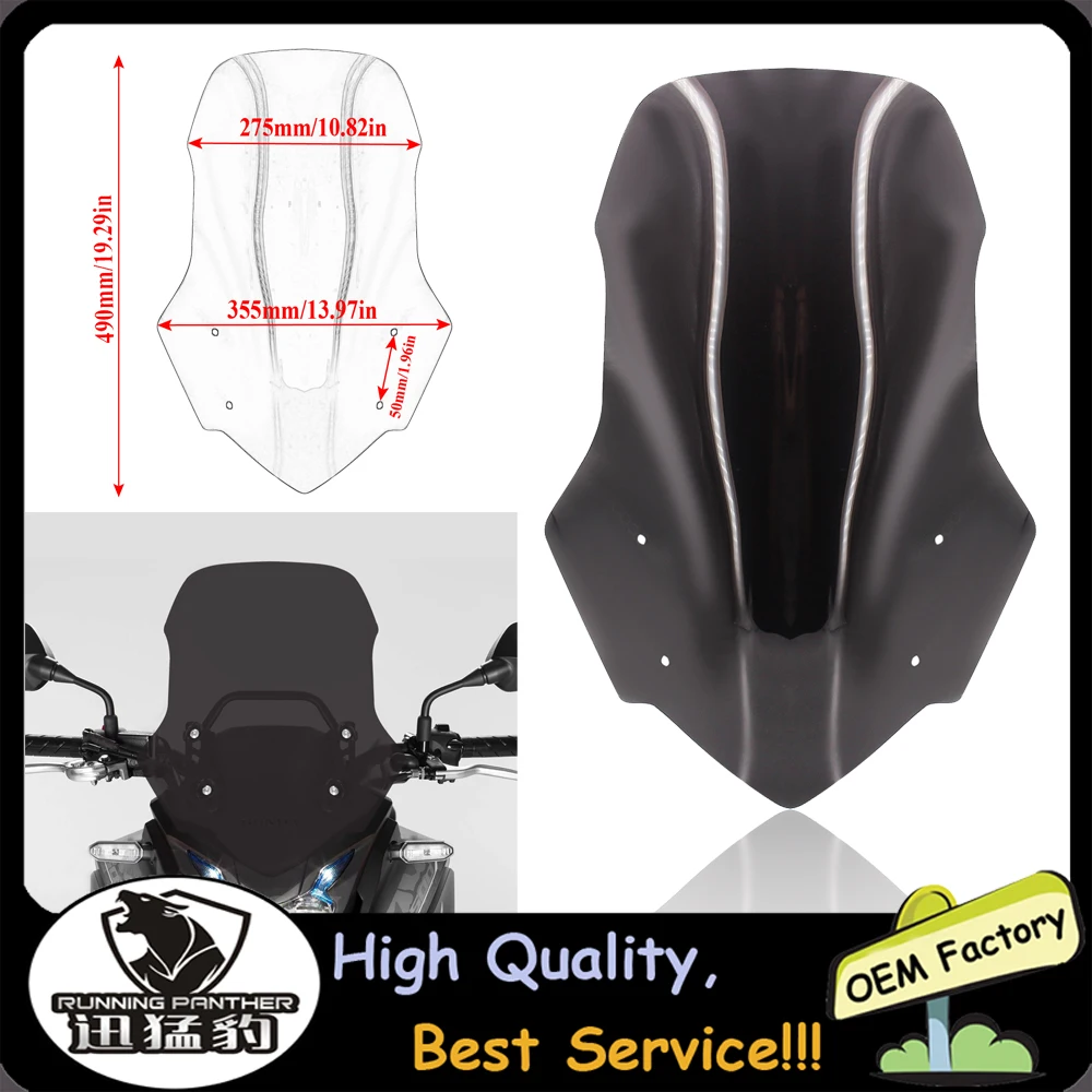 FOR HONDA CB 500X CB500X CB 500X Motorcycle Front Screen windshield Fairing windshield 2012-2020 2019 2018 2017 2016 2015 2014