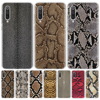 Snakeskin Pattern Phone Case For Xiaomi 13 Mi 11 10 Ultra 12 Lite 5G 12X 12T 11i 10T 11T Pro 9 9T 8 6X 5X Cover Soft Capa Shell