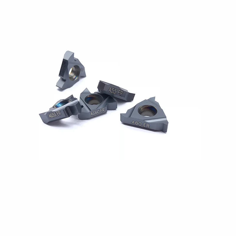 16ER AG60 AG55 A60 ISO and SER1212H16 SER1616H16 SER2020K16 SER2525M16 Carbide inserts External Thread Turning tool Holder Set