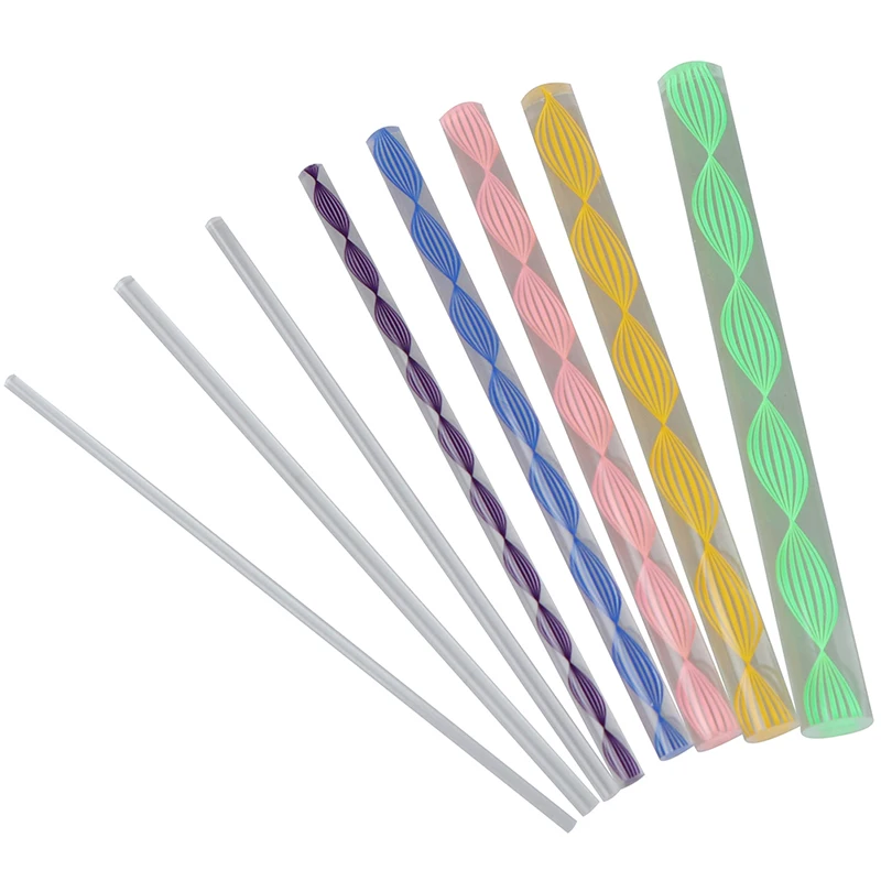 8pcs 3-15mm DIY Acrylic Stick Mandala Dotting Tools Rocks Painting Dotting Tool Carving Pottery Clay Nail Stamp Nail Art Craft