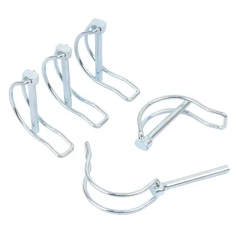 D-stift M4.5 M6 M8 M10 M11 Säkerhetsstift Cykel Barnvagn Last Båt Dragkrok Klämma Fjäderstift Dubbellina Låsstift Öronstift 10 best sales fjäderstift - №6