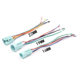 16mm 19mm 22mm 25mm 30mm type socket for metal push button socket wiring 5 wires stable lamp light button Terminals base