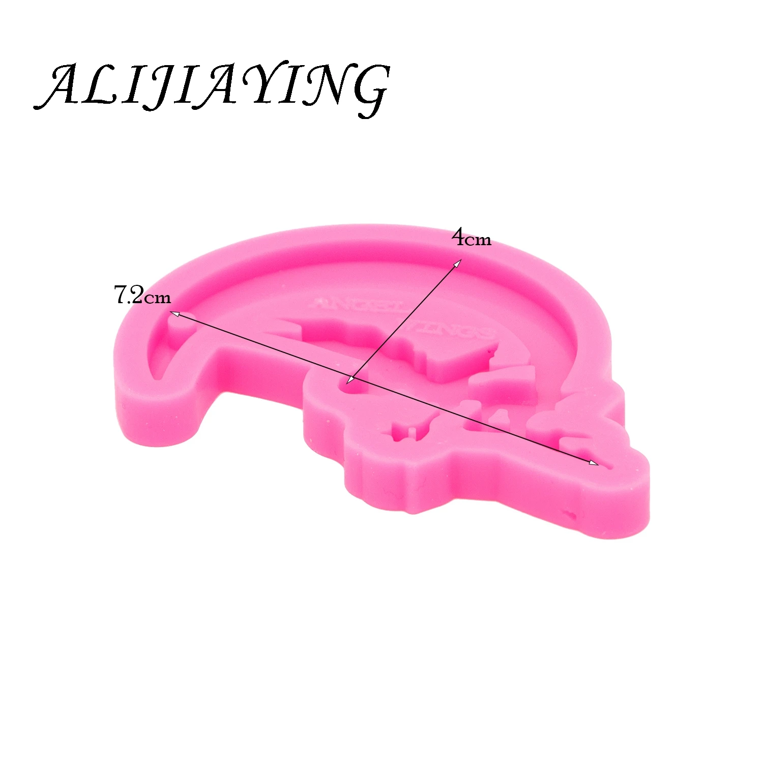 Shine Inside MOONTINK Keychain Mold Silicone mould for Resin Epoxy Craft DIY Necklace Jewelry Pendant DY0514