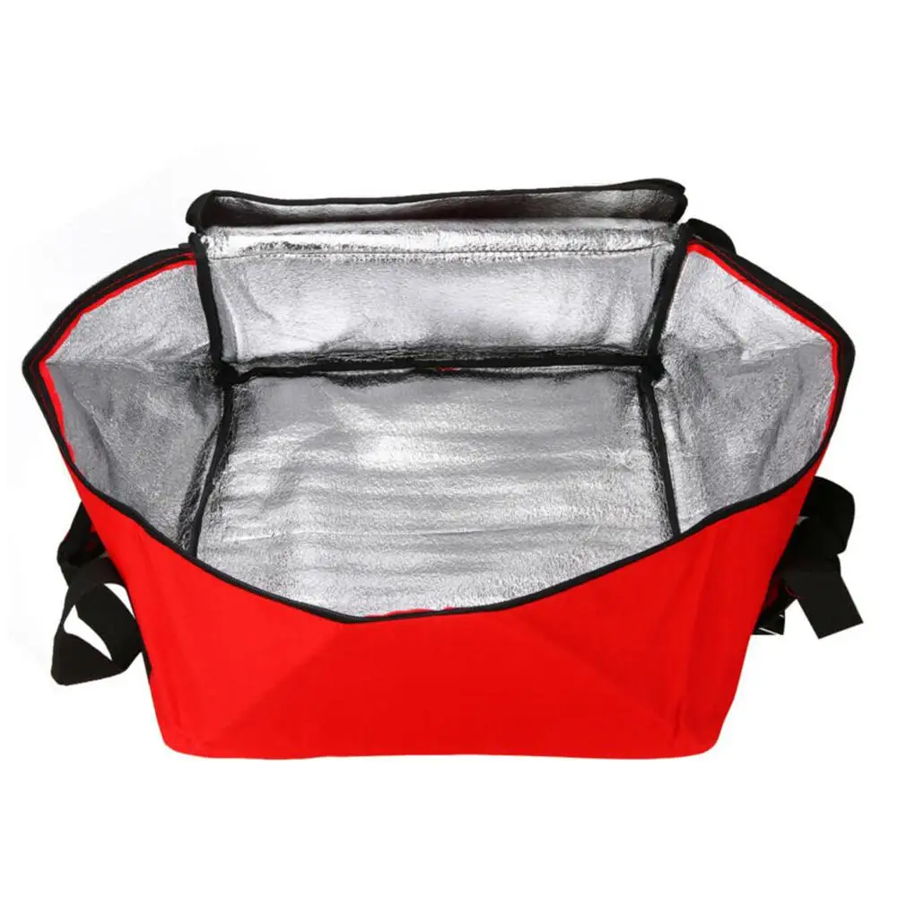 Large 16 Inch Pizza Cake Delivery Bag Outdoor Camping Picnic Package Insulated Thermal Food Storage Holder Bags Lunch Box Bag