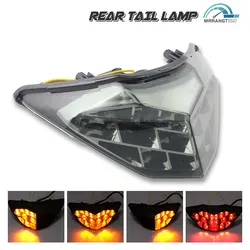 Motorcycle Taillight Integrated LED Turn Signal Rear Tail Light For Kawasaki Ninja 250 300 2013 2014 2015 2016 2017
