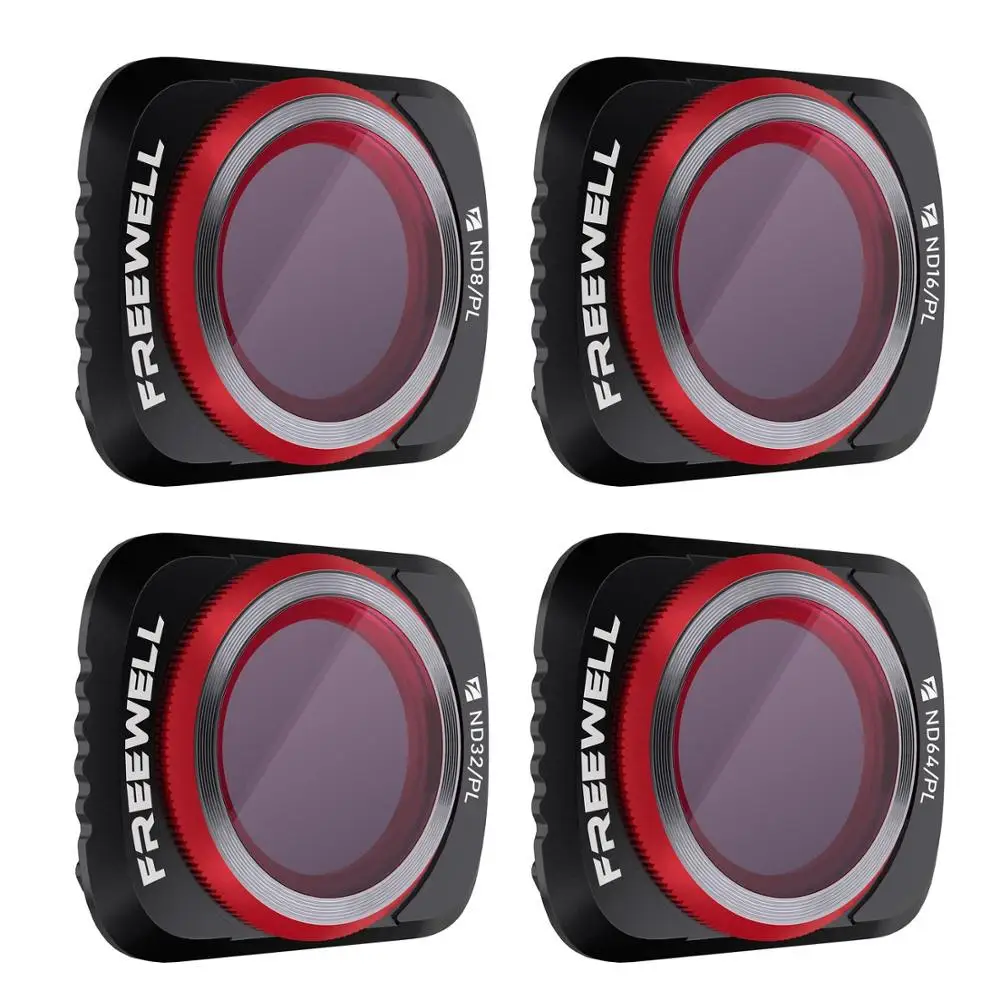 

Freewell Bright Day - 4K Series - 4Pack Filters Compatible with Mavic Air 2 Drone