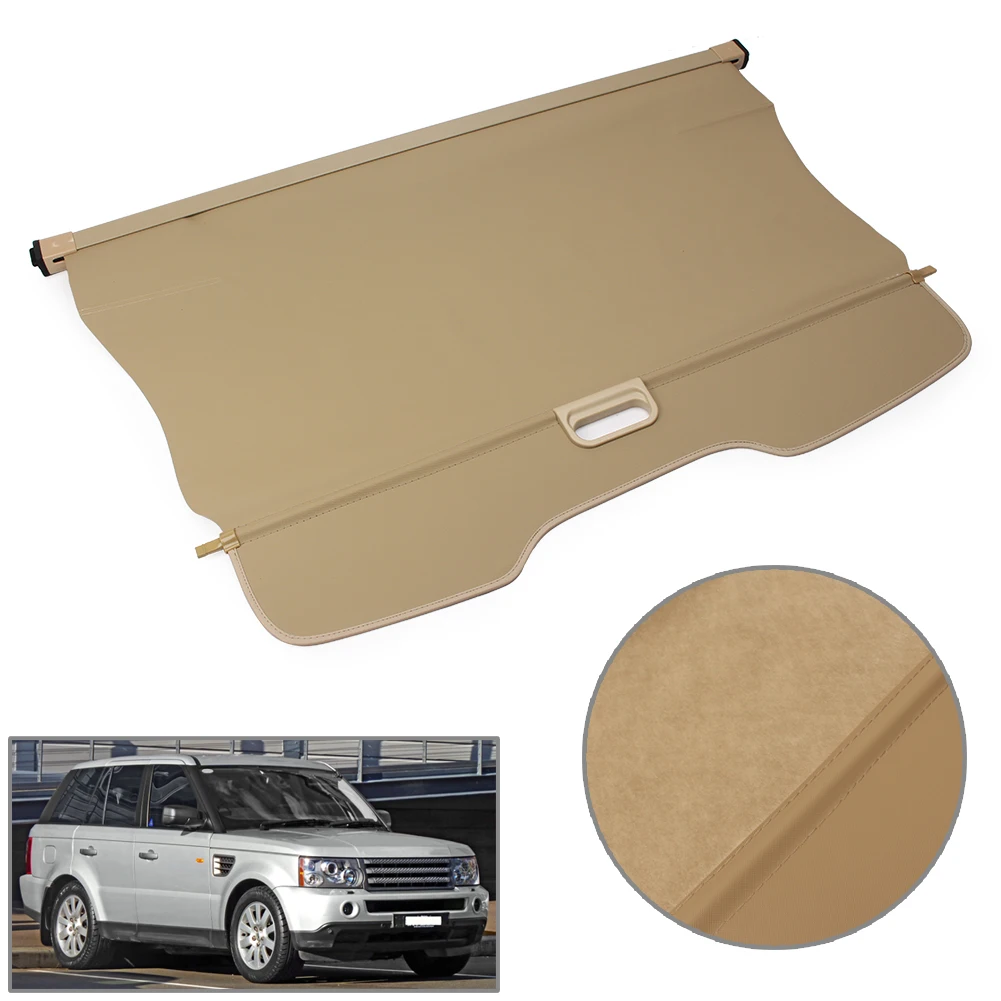 

Car Accessory Rear Trunk Cargo Cover Security Shield Beige Shade For Land Rover Range Rover sport 2008 2009 2010 2011 2012 2013