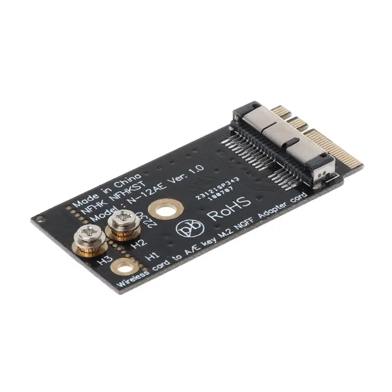 BCM94360CS2 BCM943224PCIEBT2 A/E Key NGFF M.2 Adapter Card Module 12+6 Pin Wireless WIFI Speed