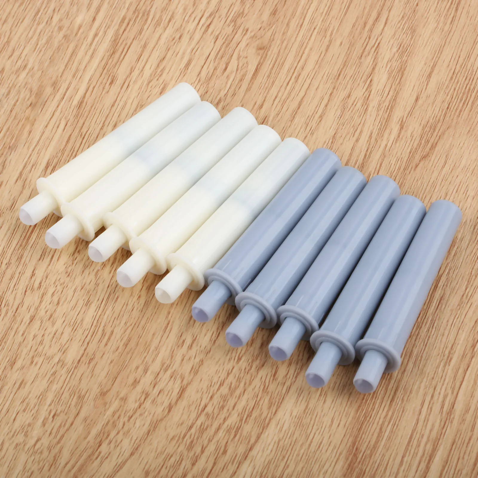 5PCS Plastic Soft Quiet Close Kitchen Cabinet Door Drawer Closer Silencer Damper Buffers Furniture Hardware 62mm*9mm