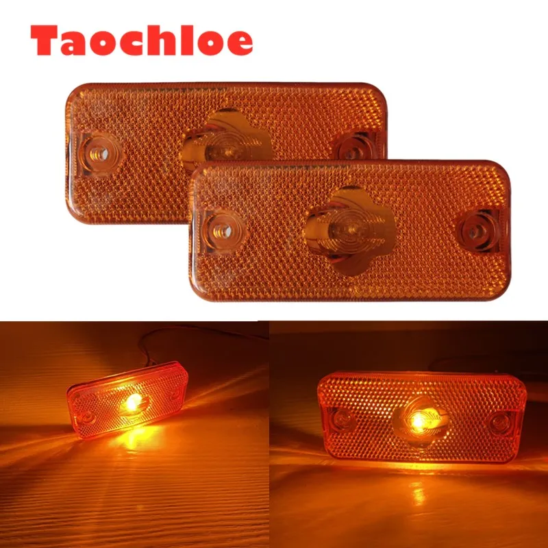 2x 12V 24V Turn Signal Side Marker Light For DAF PEUGEOT BOXER CITROEN RELAY FIAT DUCATO RENAULT For VOLVO FL HEULIEZ IRISBUS