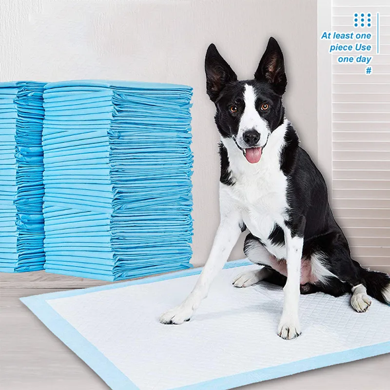 Super Absorbent Pet Disposable Diapers Nappy Mat Puppy Training Pads Dogs Cats Soft Leakproof Non-slip Pet Pee Absorbent Toilet