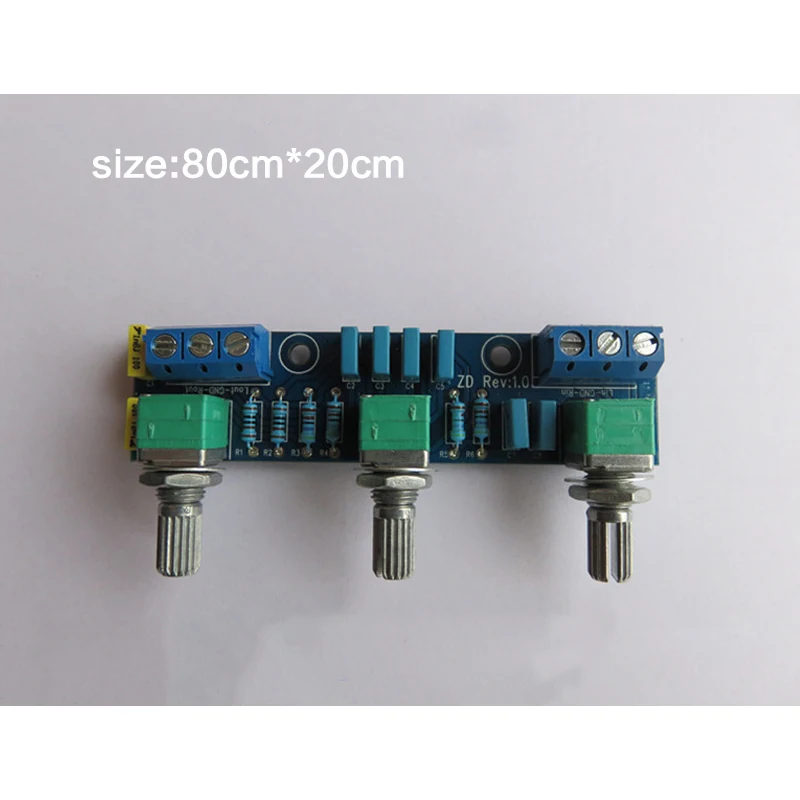 파워 앰프 패시브 톤 보드, 하이/로우/톤 조정 프론트 보드 프론트 보드 DIY 앰프 조정 보드 키트