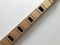 4 String Electric guitar bass neck 20fret 34inch Maple Fingerboard Block Inlay Nut 38 mm.Gloss