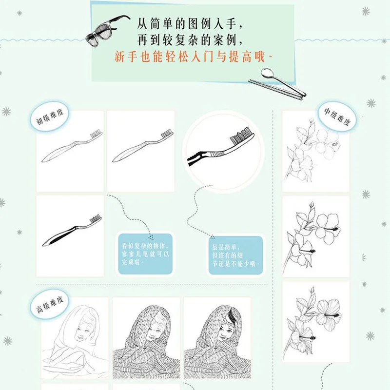 100 cases of line drawing introduction line drawing book