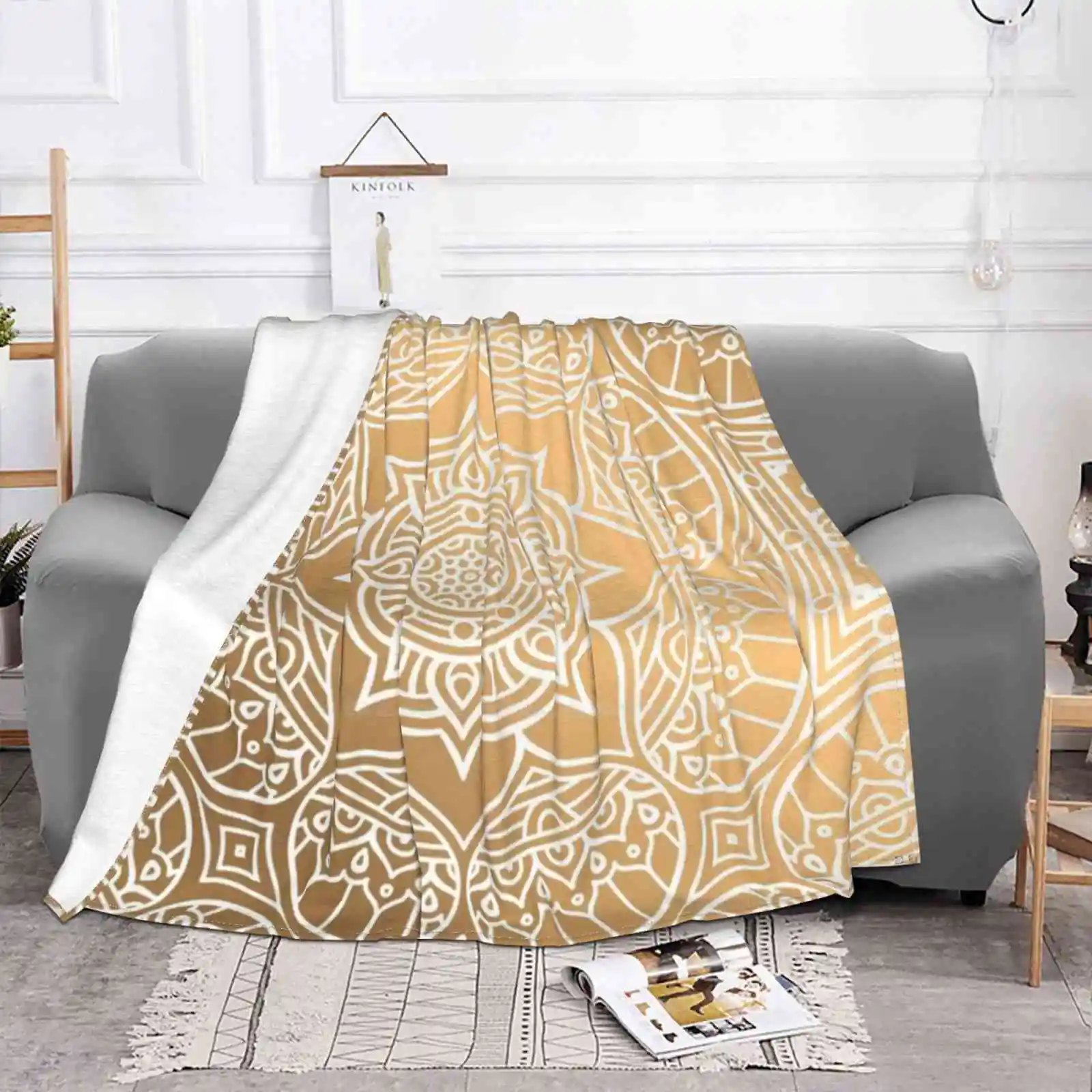 Luxury Mandala New Iv Shaggy Throw Soft Blanket Sofa/Bed/Travel Love Gifts Luxury Fashionable Eagle Vintage Must Have Autumn