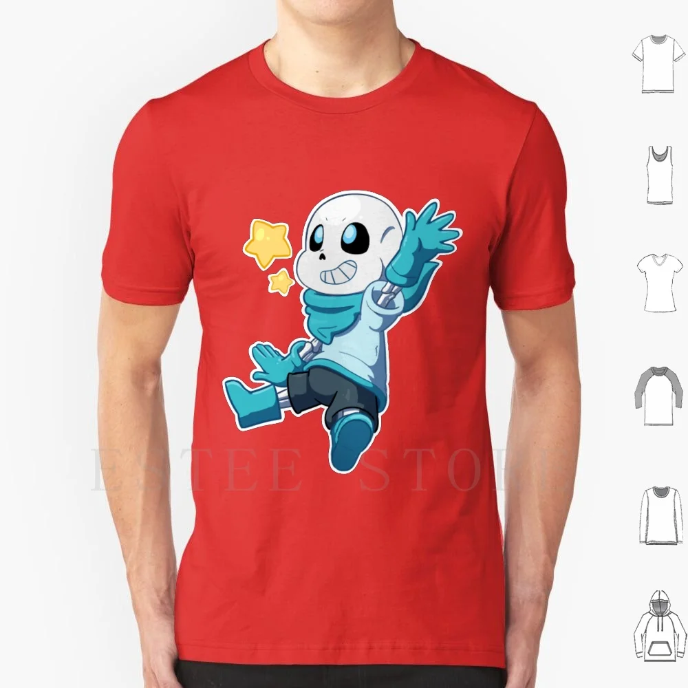 Swap Sans T Shirt Men Cotton 6xl Sans Underswap Undertale Blueberry