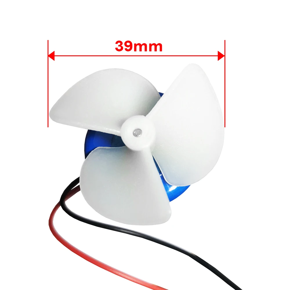 RC boat Motor 7.4V 16800RPM Underwater Thruster Motor 3-blades Propeller Kit for DIY ROV Robot Model Boat Submarine Parts