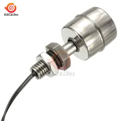 220V 45mm Stainless Steel Float Sensor Switch Liquid Water Level Sensor Automatic Water Pump Controller For Tank Pool