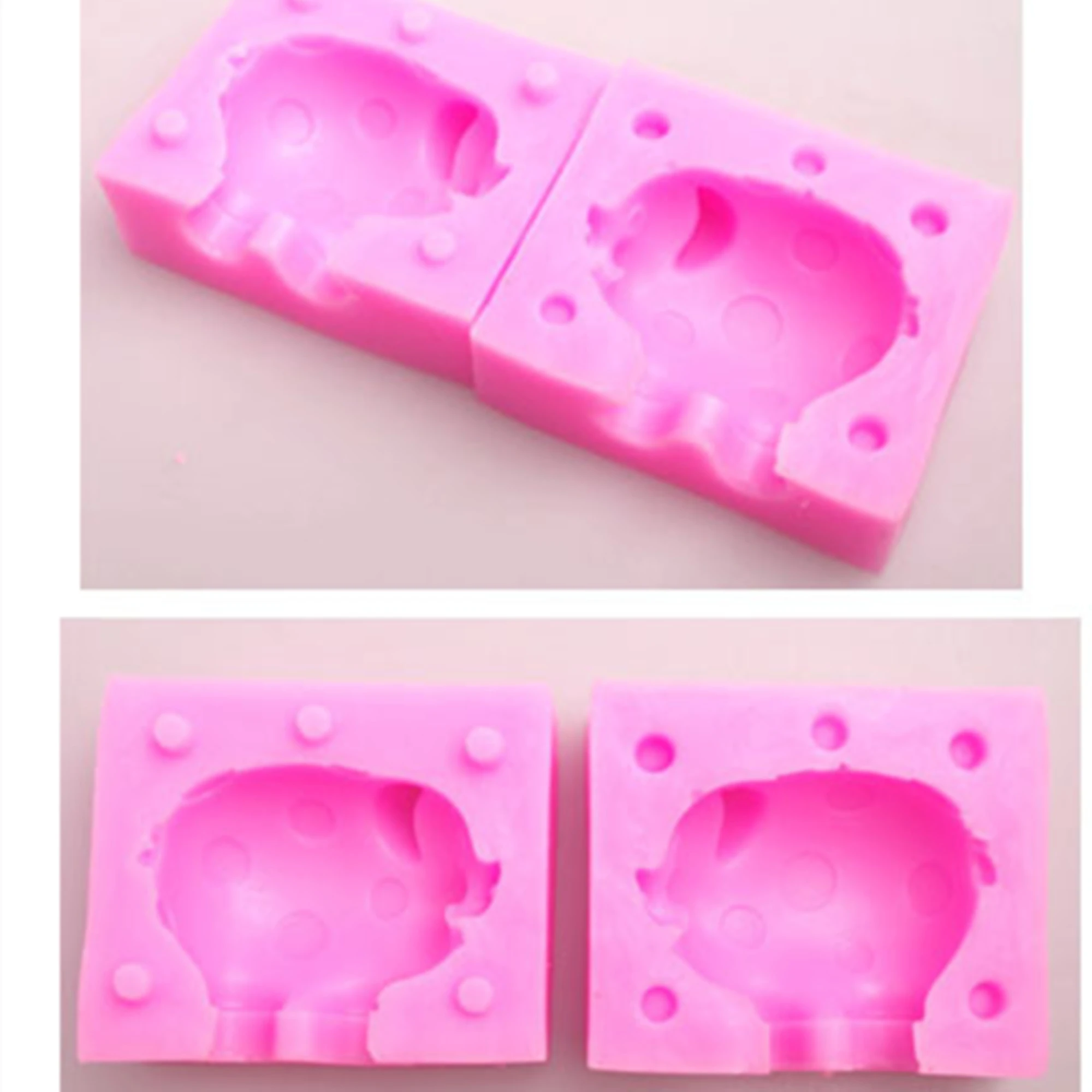 Cute piggy Silicone Cake Molds For Baking Fondant Mould DIY Cake Pastry Kitchen Baking Accessories Cake Decorating Tools