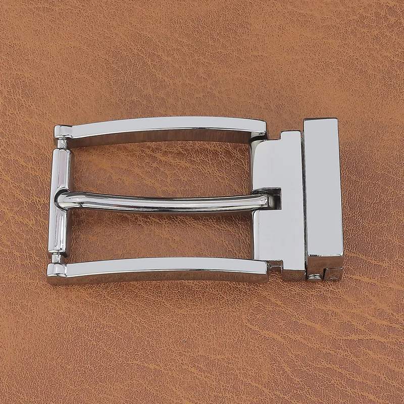 Silvery Pin Buckle Suitable for the 2.8cm width belt silvery Metals Alloy buckle fashion Designer Belts