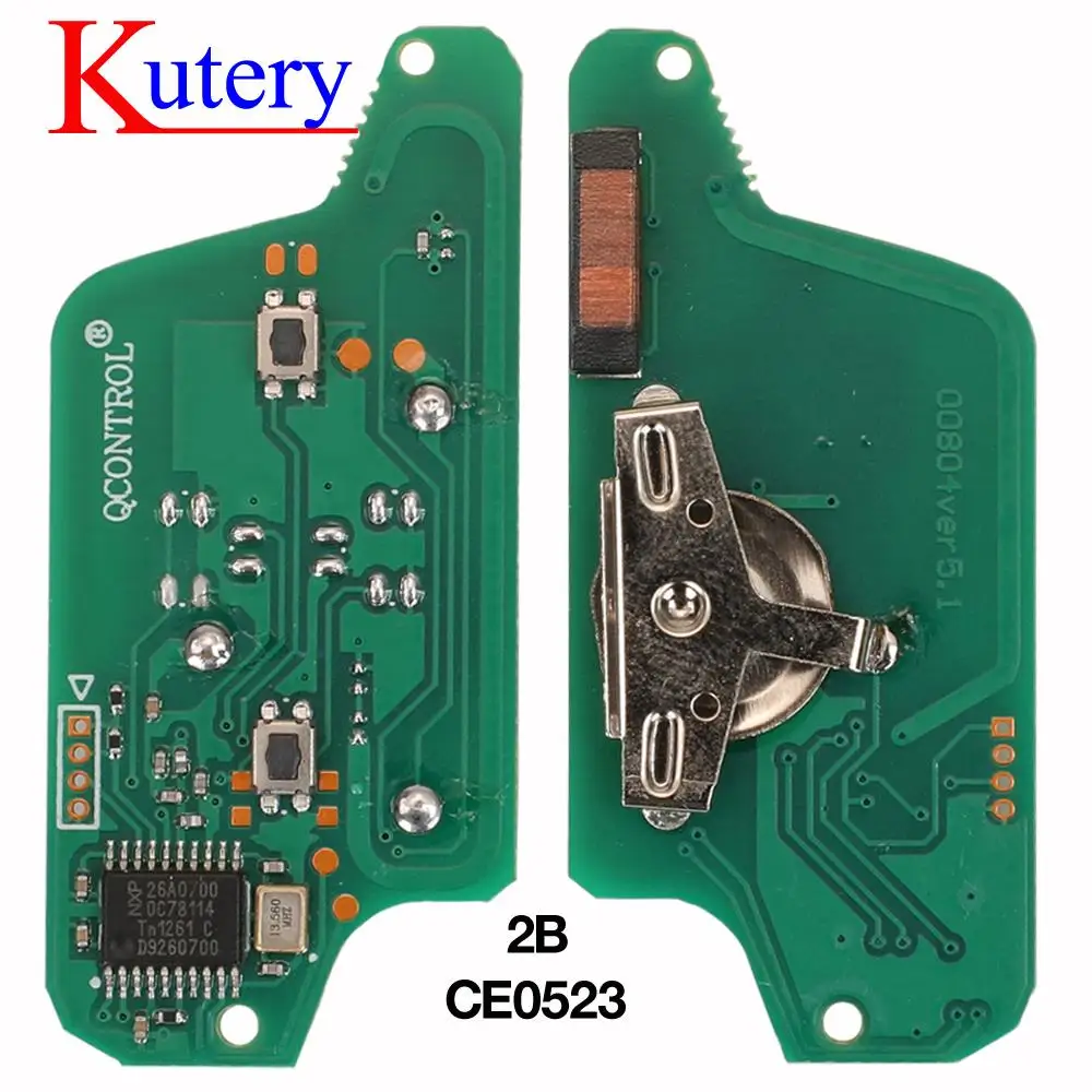 jingyuqin 3BTN Circuit Board For Citroen C2 C4 C5 C6 Picasso 2008 For Peugeot 207 307 308 407 607 Remote Key Electronic Ce0536