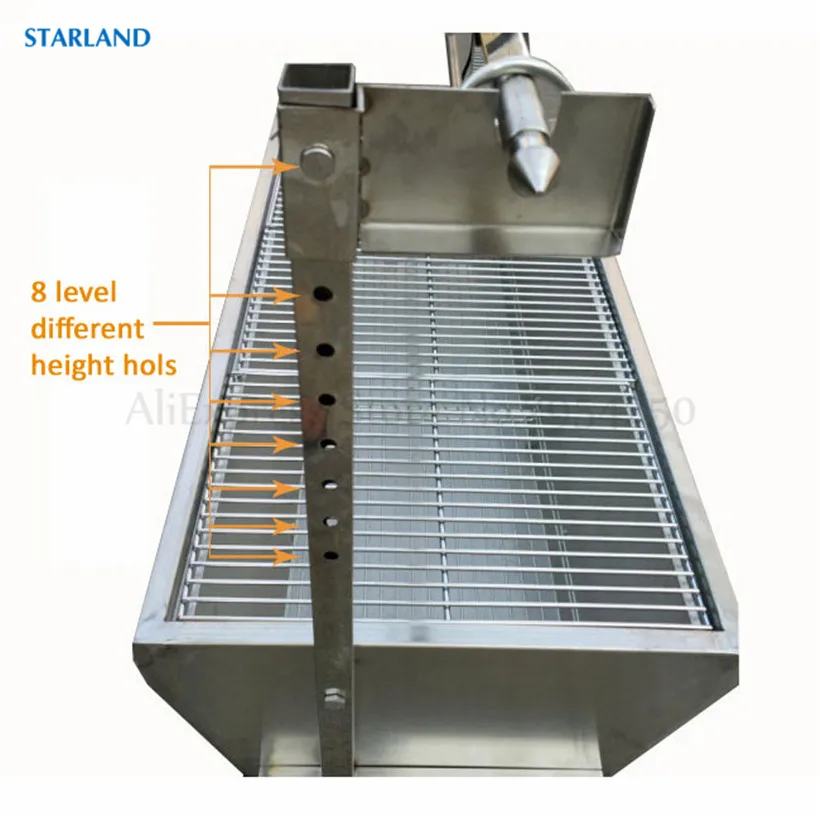 เตาย่างบาร์บีคิวกลางแจ้งแบบพับได้ตะแกรงย่างสำหรับตั้งแคมป์เตาถ่านทนทานทำจากสแตนเลสตะแกรงย่างบาร์บีคิวทนทาน