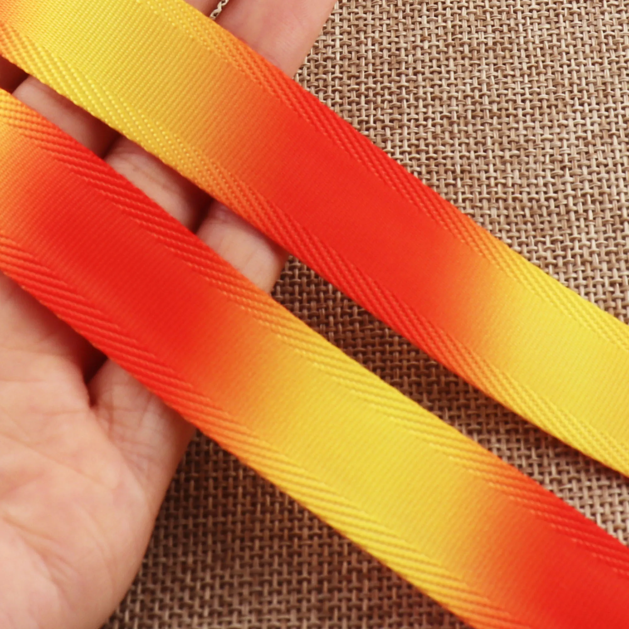 20mm Smooth Orange Webbing,nylon webbing purse strap Colorful webbing Ribbon,Belts Bag Handle Bag Purse Straps