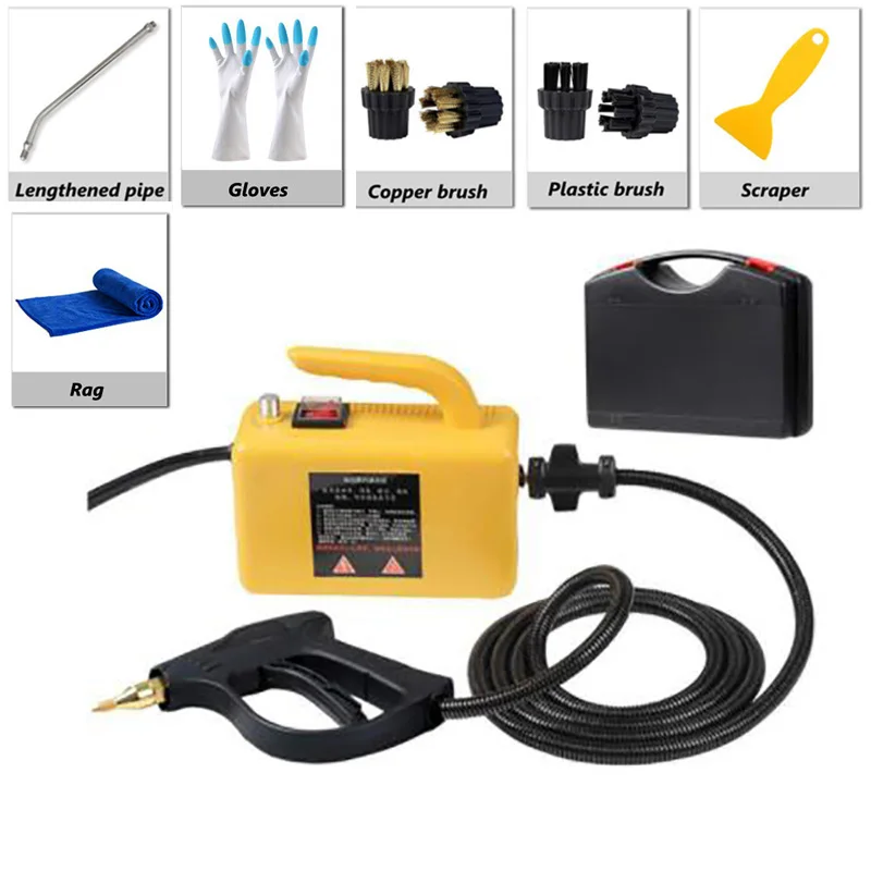 2600W Hoge Temperatuur Stoomreiniger Voor Motorkap Airconditioner Auto Mobiele Reinigingsmachine Pompen Sterilisatie Desinfector