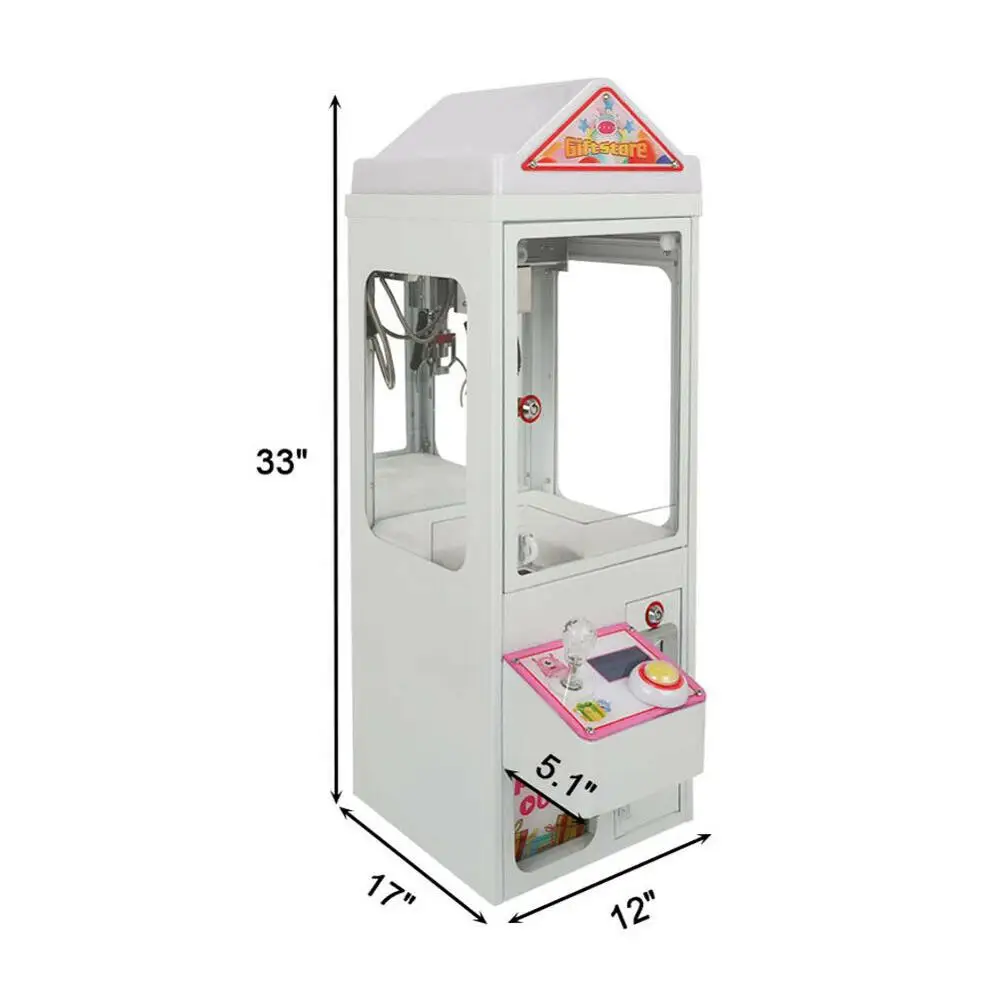 110V/220V Mini Claw Crane Machine Carnival Claw Game Machine Mini Arcade Grabber Crane with coin operated KTV, Cinema, Carnival