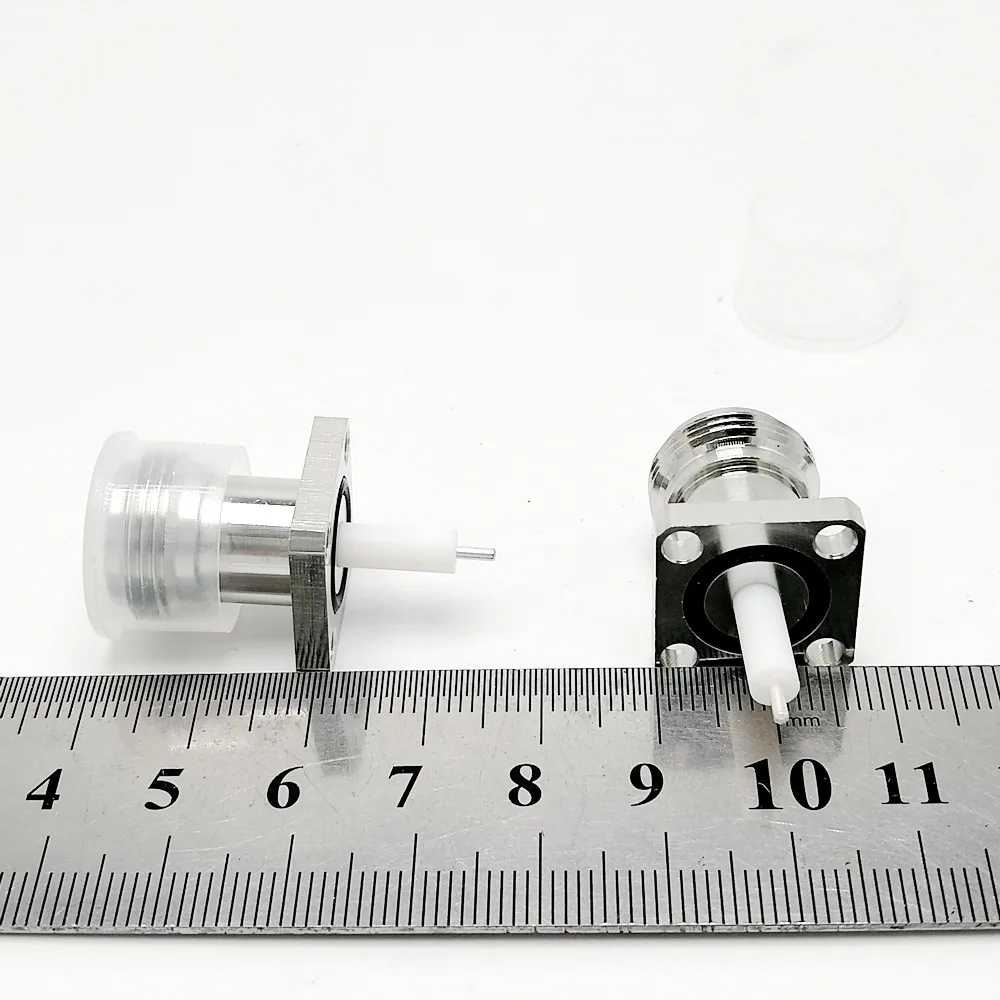 17.5mm L16 N type female jack RF Coaxial connector 4-hole panel mount waterproof 10pcs/lot