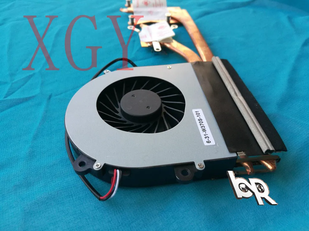 Original FOR Clevo k650s k650c k660e k590s radiator fan heat pipe module 6-31-W35SS-102 6-31-W370S-101 100% test ok