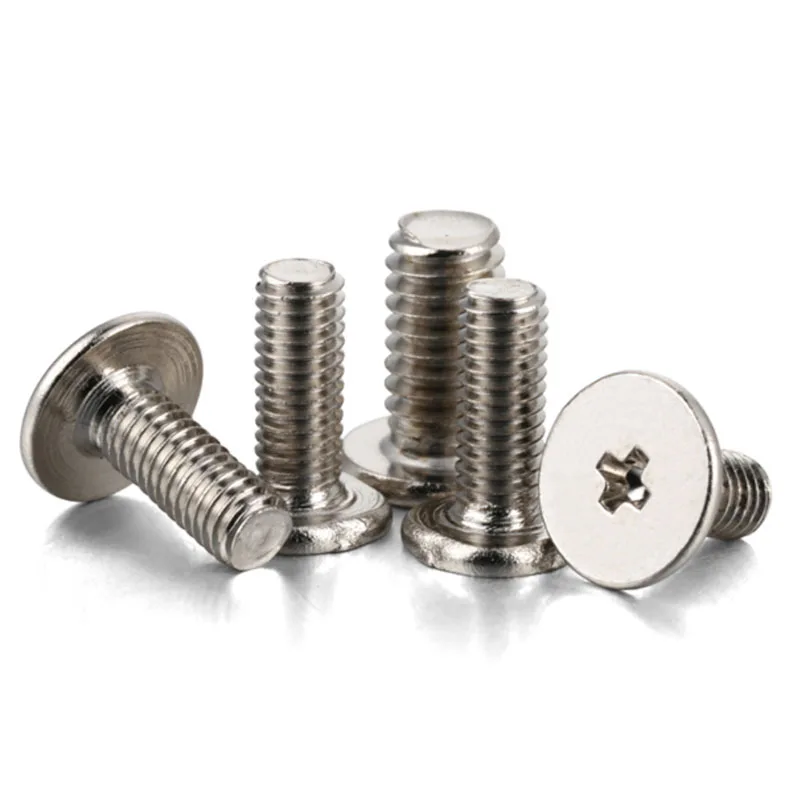 M1.4*1/1.3/1.5/1.8/2/2/5/3 plated zinc nickle phillips  flat head thin head small screws for watch clock telephone 174