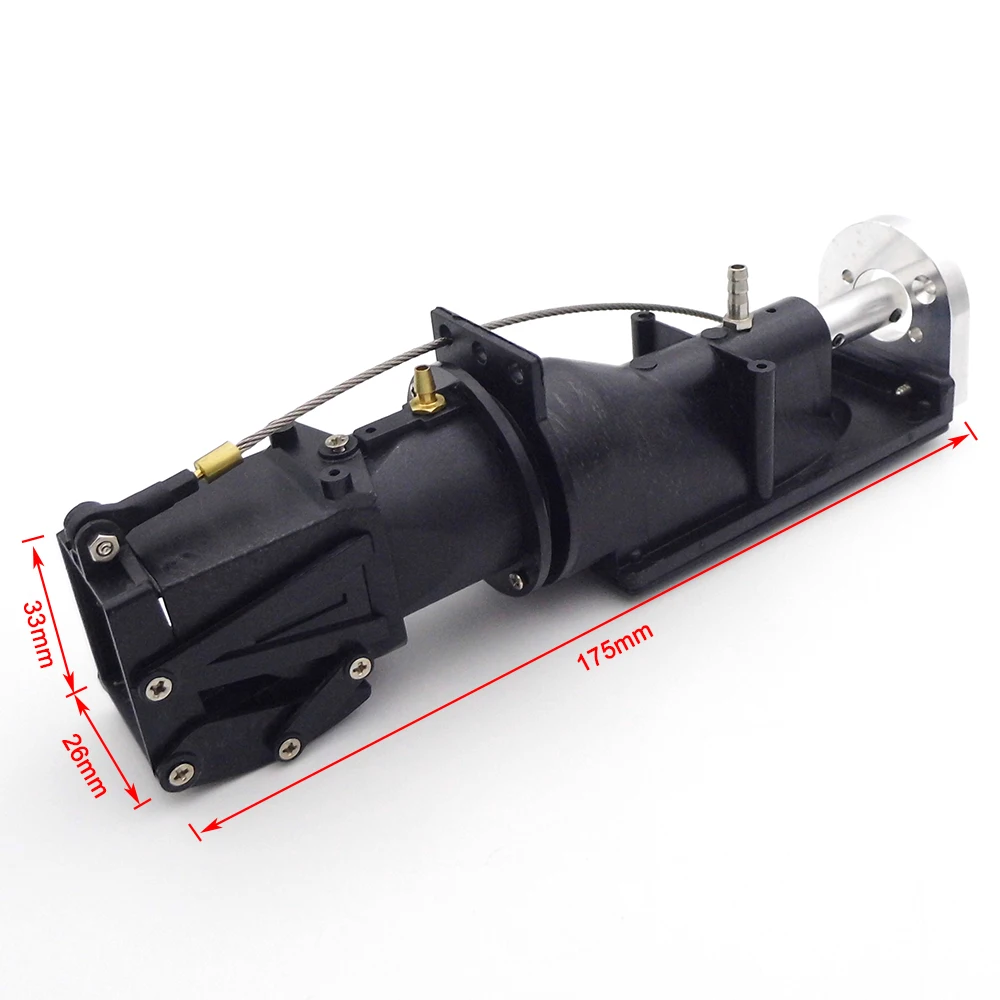 1PC Water Thruster Jet Pump 26mm 3 Blades Propeller Forward Backward Ejector for 40cm-60cm RC Jet Drive Boat Jet Boat