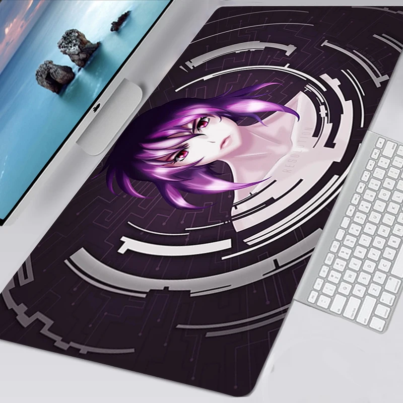 Anime Ghost In The Shell Mouse Pad Gamer 90x40cm Notbook Mouse Mat Gaming Mousepad Large Fashion Pad Mouse PC Desk Padmouse Mats