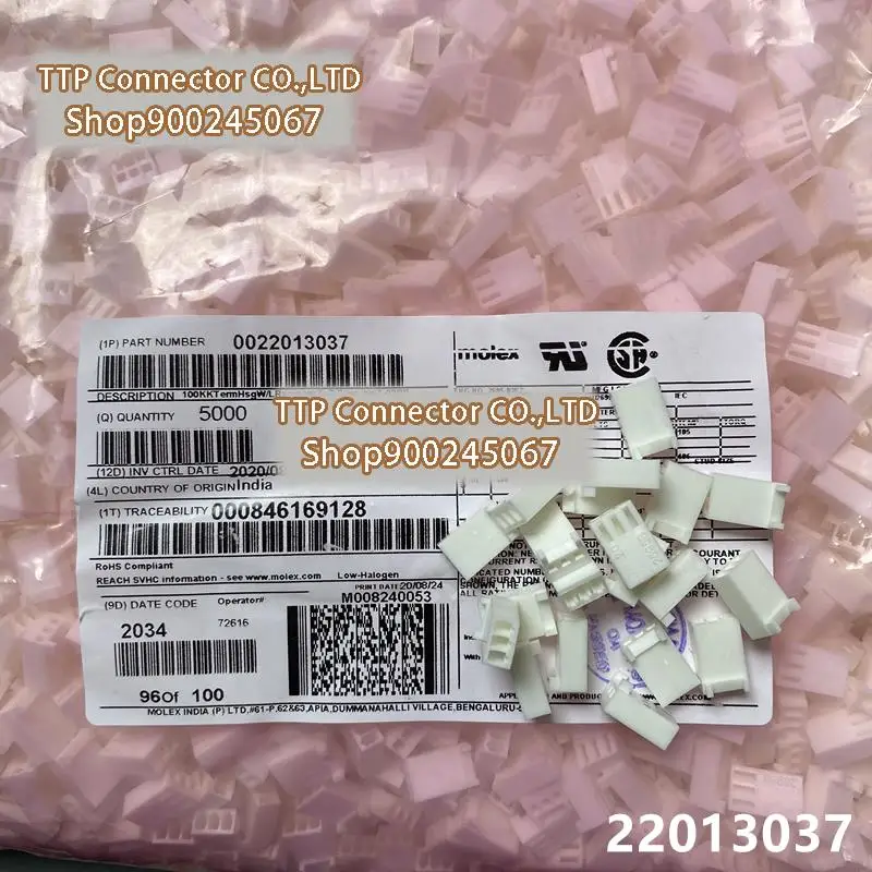 

1000pcs/lot Connector 2201-3037 22013037 22-01-3037 2695-03R 100% New and Origianl