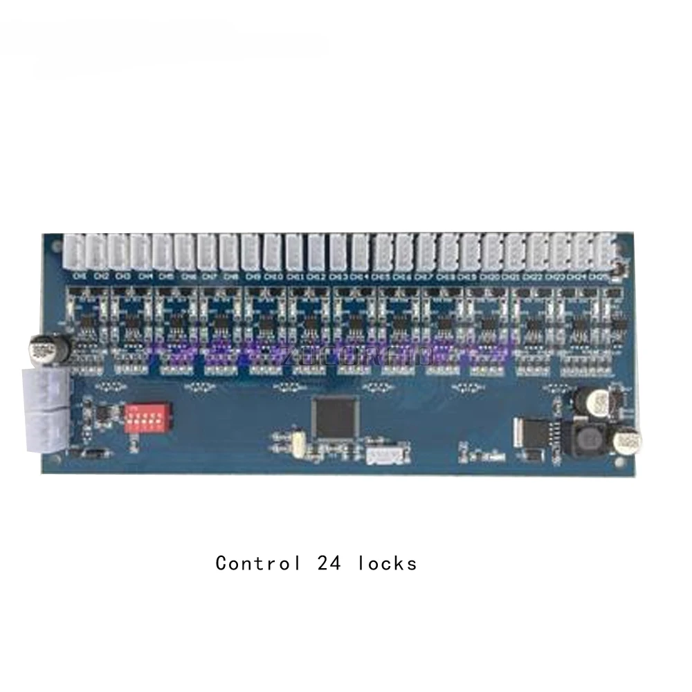 12V/24V RS485 locker Storage Cabinet controller electronic cabinet Lock Controller board(Interface protocols)