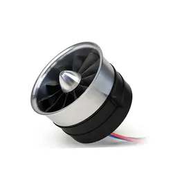 captainrc Semi Metal 105mm EDF Max Thrust 7.4kg 11 Blades 6.0mm Banana Head with Brushless Unidirectional ESC 150A 12S