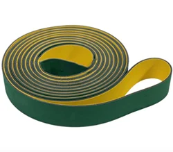 Perimeter:1000-1850mm Yellow Green Nylon Sheet Flat Transmission Belt