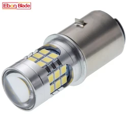 1Pcs 6V 12V BA20D LED Motorcycle Headlight Bulb 900LM 6500K Moto Light 3030 Chip High Low Beam H6 Scooter Motobike Head Lamp