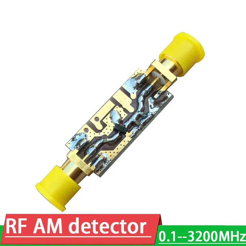 RF AM Detector 0.1M-3200MHz 2.4G 20db Diode Demodulator Amplitude Modulation Envelope detector for Ham Radio Amplifier