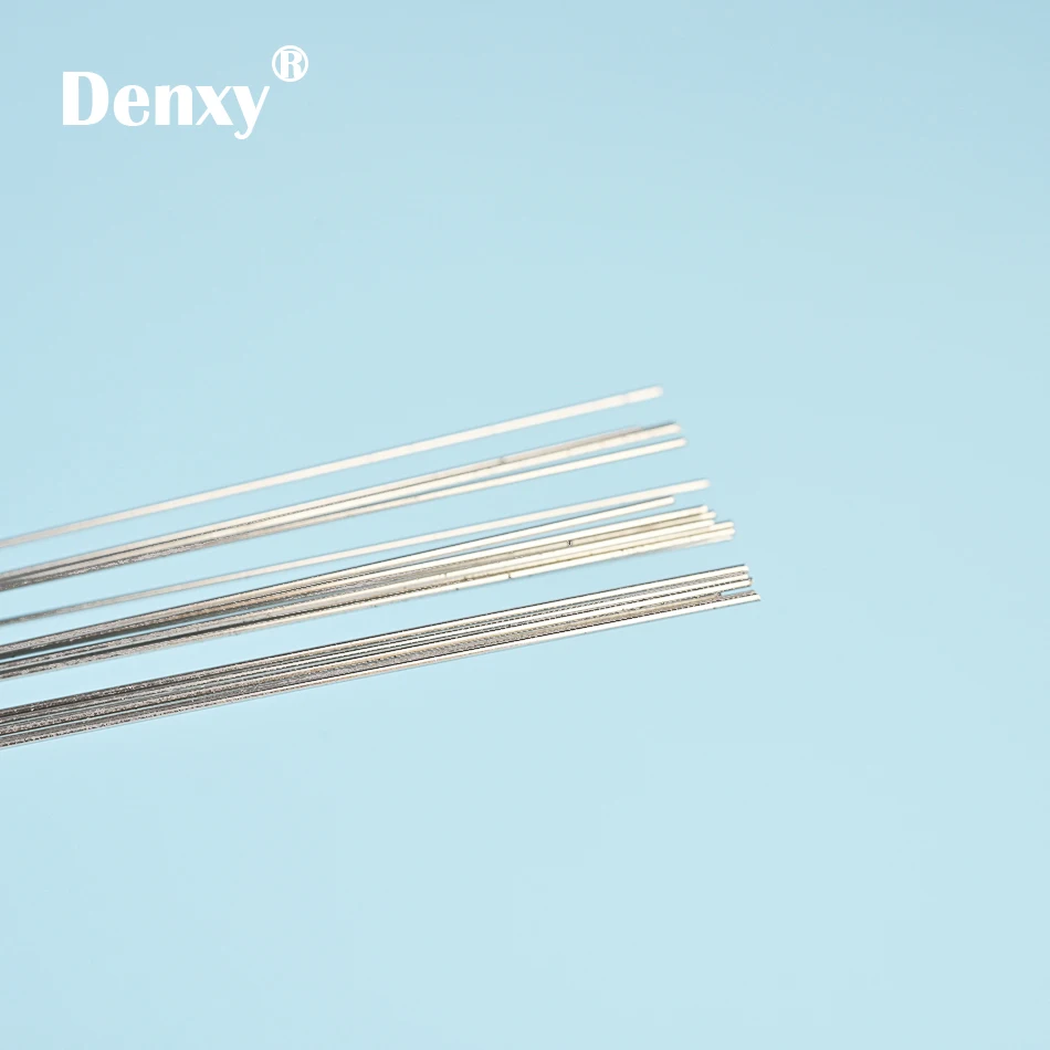 Denxy 60pc Stainless Steel wire dental Straight wire Orthodontic coaxial wire Ligature wire Dental Brace Orthodontic Bracket