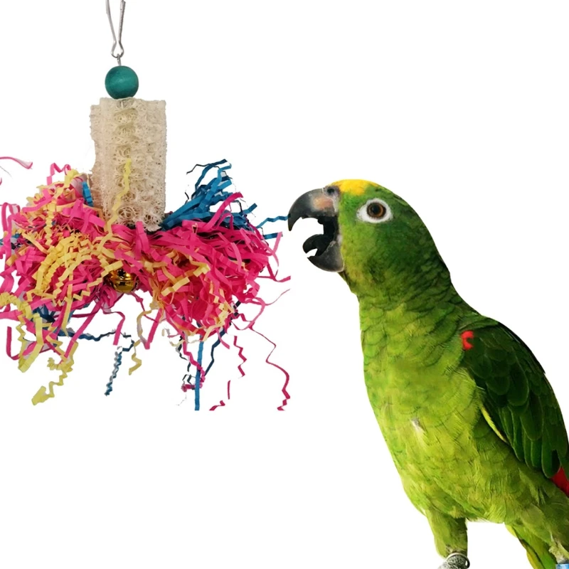 5 Pcs Parrots Shredding Toys Parakeet Chewing Foraging Toy Bird Cage Accessories for Lovebird Cockatiel Pet Bird Supplies