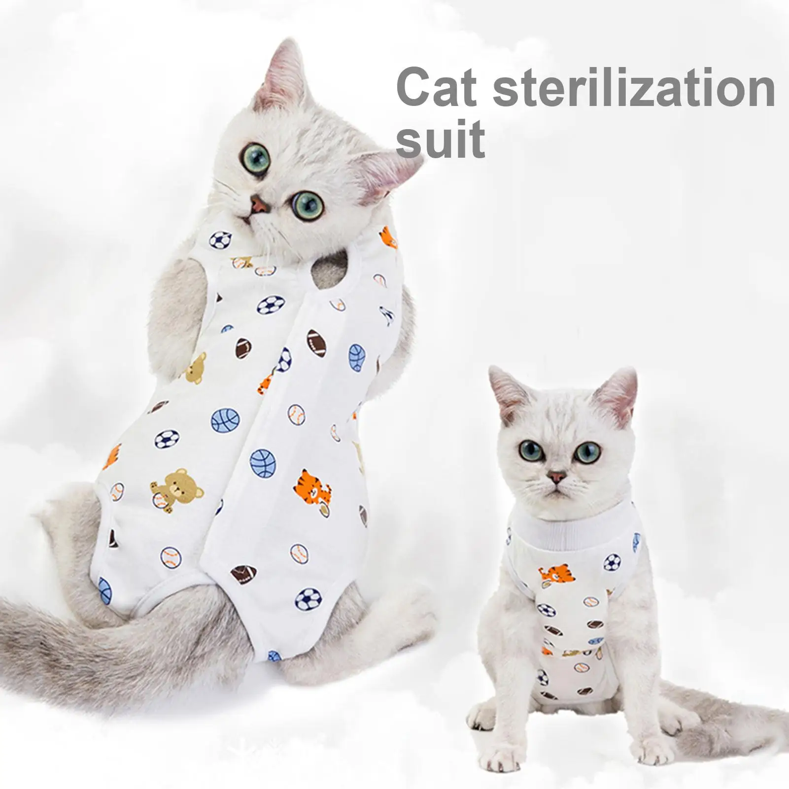 

Pet Dog Vest Unisex Puppy Cat T-shirt Sleeveless Cat Sterilization Clothe Postpartum Cotton Vest Anti-licking Weaning Pet Supply