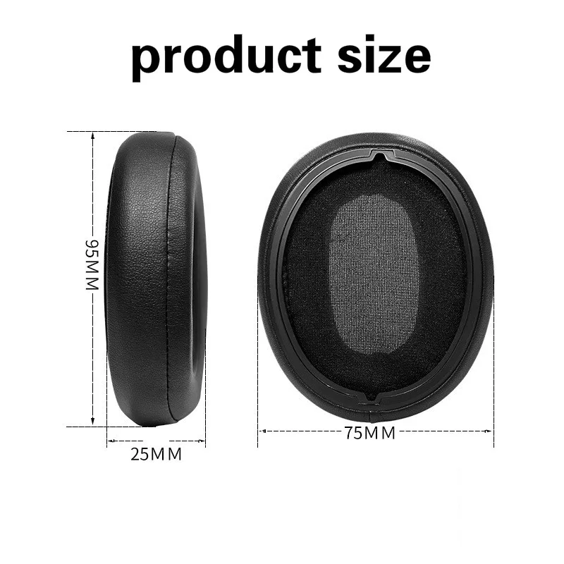 Сменные амбушюры для наушников Sony WH-XB900N, высококачественные протеиновые 3D амбушюры из пены с эффектом памяти для Sony XB900N, подушка