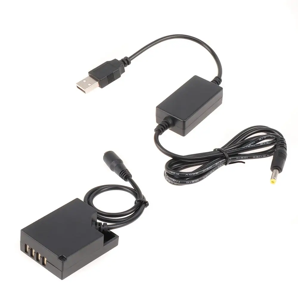 Placa de batería ficticia de NP-W126, Cable USB de 5V y 2A, par de CC, para Fuji XT2, XT3, XT20, XH1, XT20, X100F, XA3, XA5