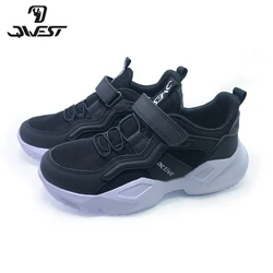 QWEST Russian Brand Leisure Sports Shoes Hook& Loop Outdoor children's Sneakers for Boy Size 31-37 Free Shipping 201K-NQ-1624