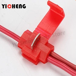 25Pcs Cable Connector Quick Lock Terminal Red22-18AWG Blue18-14 AWG Yellow12-10AWG speaker binding post wire connector