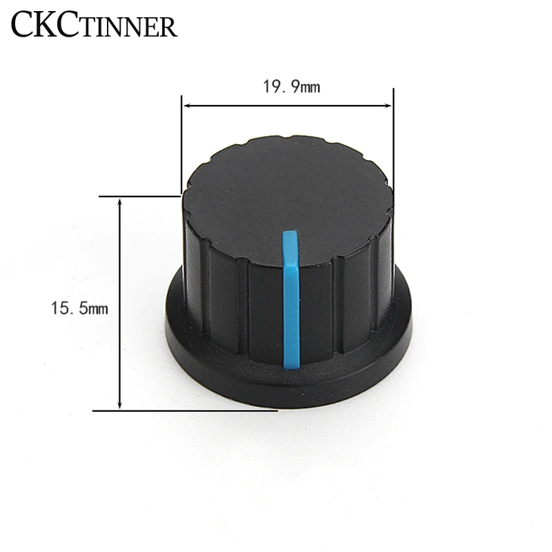 12 pcs 6mm knob plastic band indicating volume speaker adjustment constant pressure power amplifier knob cap